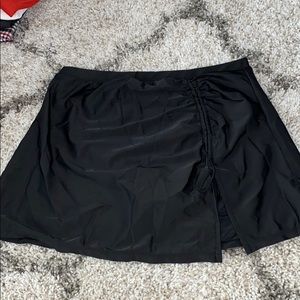 Black bikini skirt